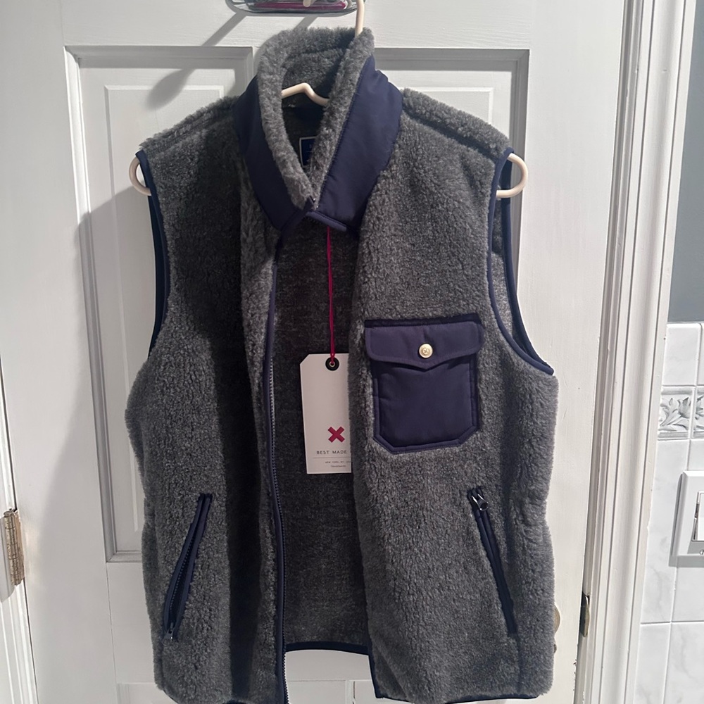 Gray Men's Vest